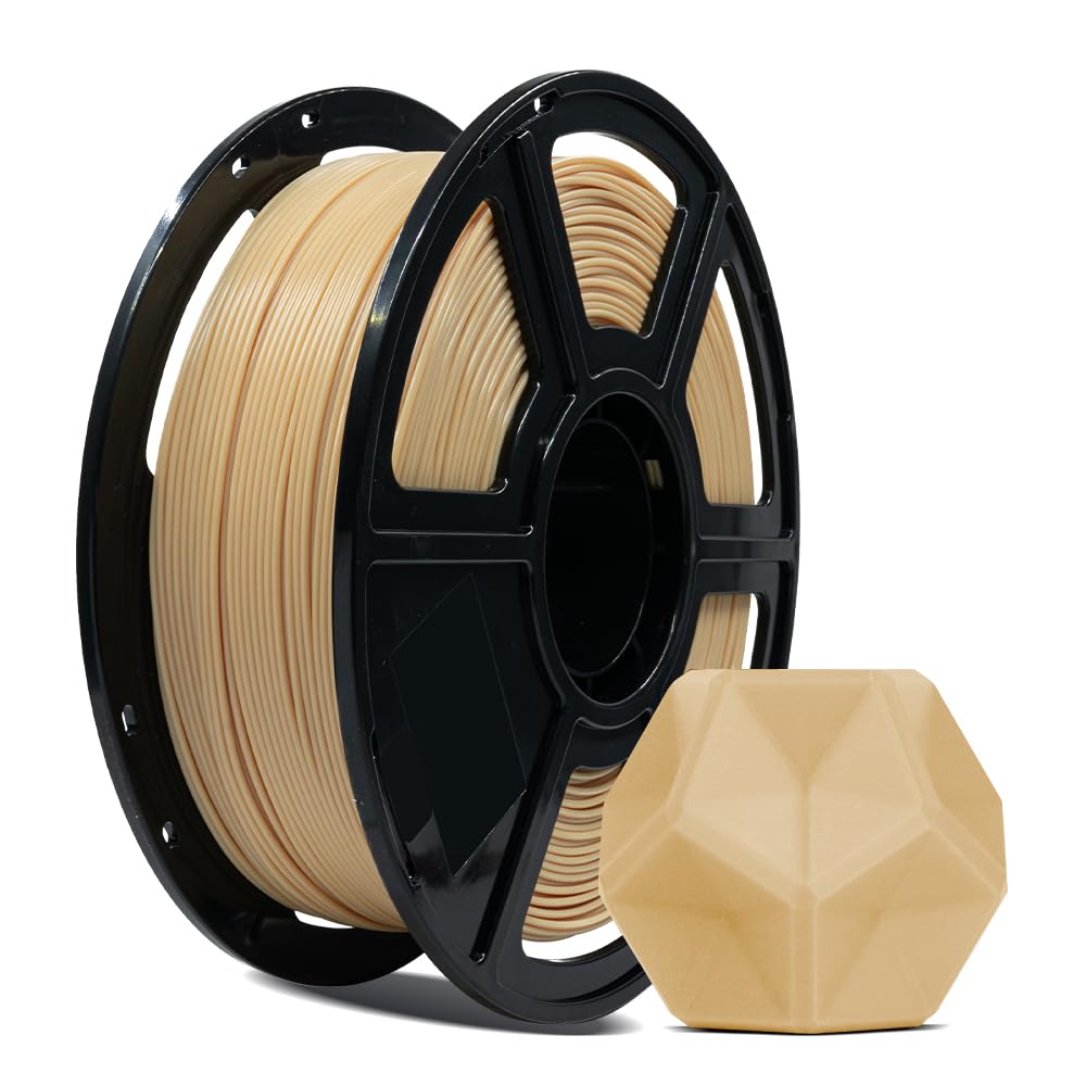 FLASHFORGE 3D Printer Filament, PLA PRO Filament 1.75mm, 1KG Spool (2.2lbs), Dimensional Accuracy +/- 0.02mm for FDM 3D Printers, Better Tenacity & No Knotting (White)