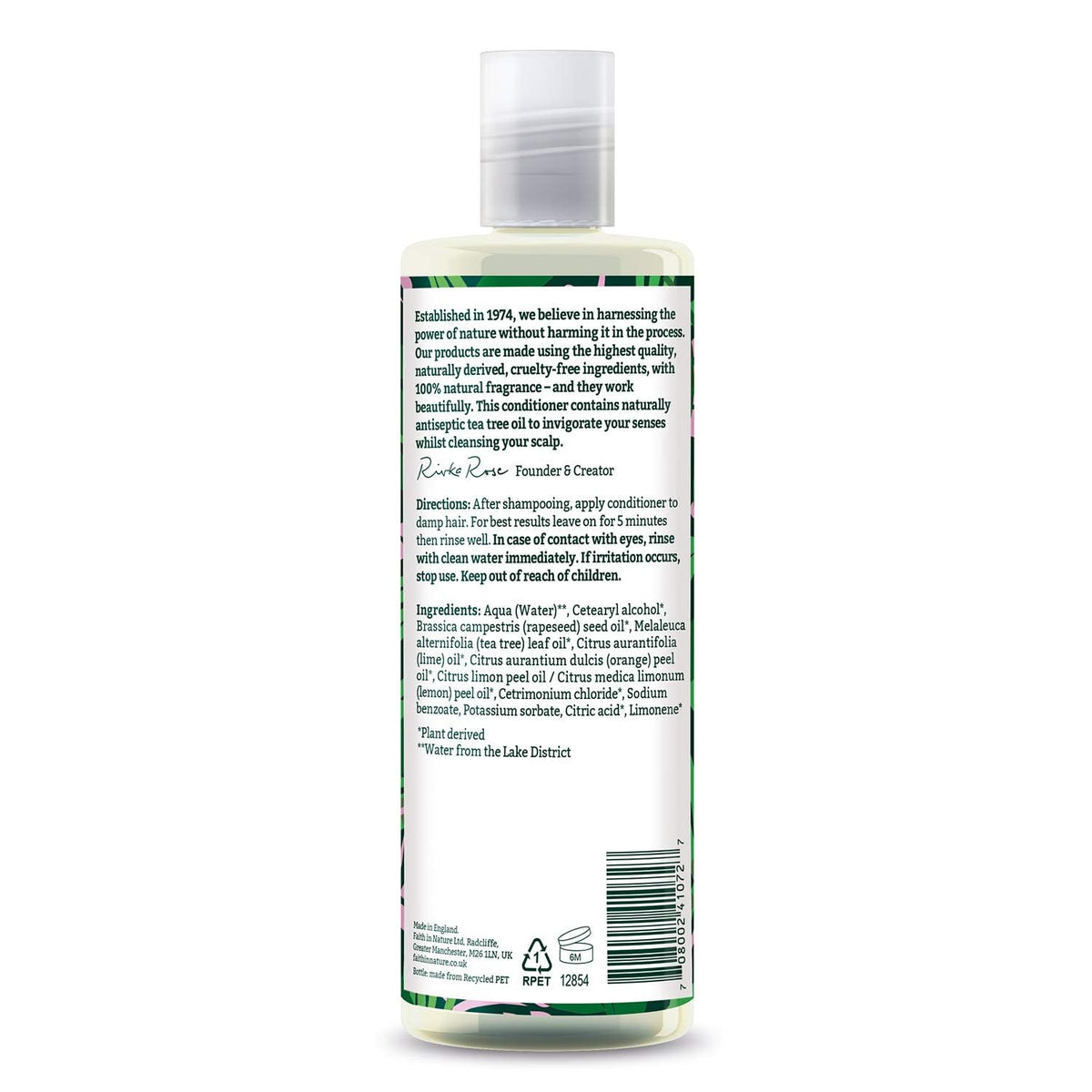 Faith In Nature Organic Coconut Conditioner, Hydrating for Dry Hair & Scalp, Vegan & Cruelty Free, No SLS, Silicones or Parabens, 400ml