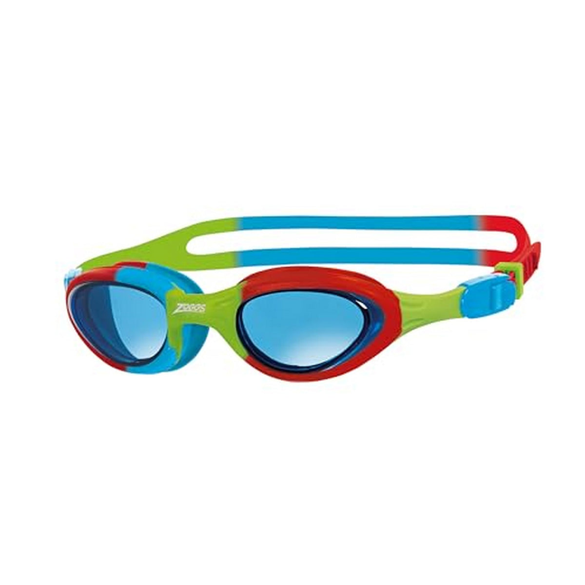 Zoggs Super Seal Kids Swimming Goggles, UV Protection, Quick Adjust Split Yoke Comfort Strap, Fog Free Clear Swim Goggle Lenses, Ages 6-14