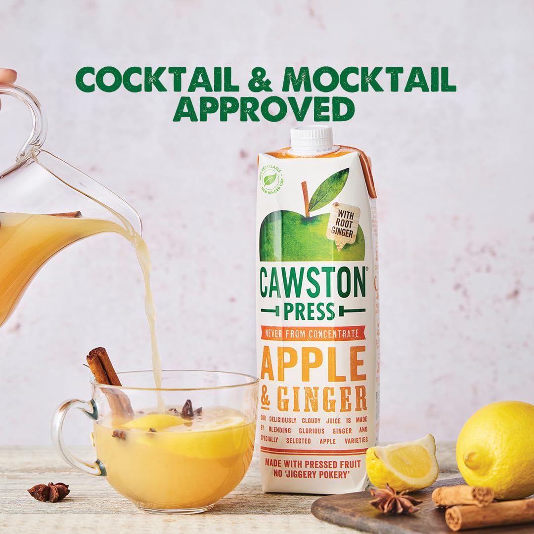 Cawston Press Brilliant Beetroot Pressed Juice 1 litre (Pack of 6) - Pure Pressed Beetroot, Vegan, No Added Sugar