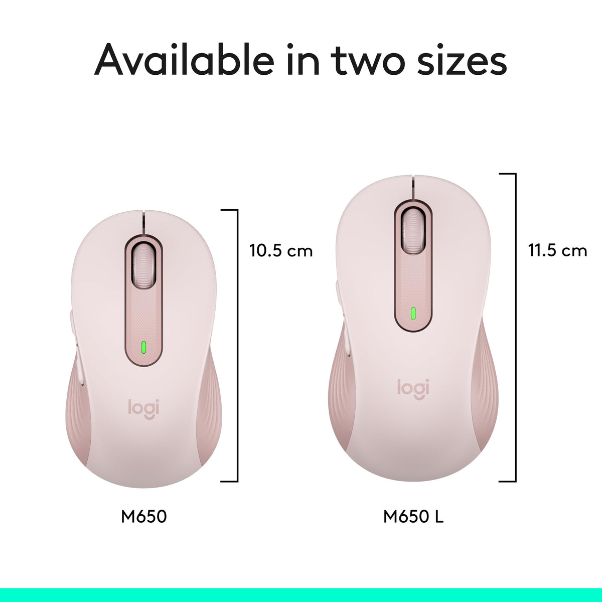 Logitech Signature M650 L Full Size Wireless Mouse - For Large Sized Hands