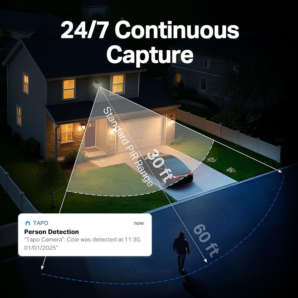 Tapo TC90 KIT 2K 3MP Solar Pan/Tilt Outdoor Security Camera Wireless