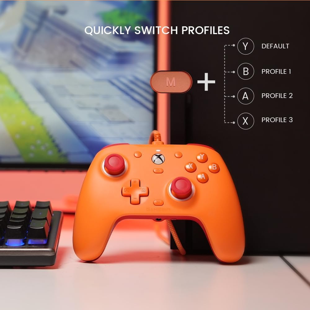 GameSir G7 SE Wired Controller for Xbox Series X|S, Xbox One & Windows 10/11, Plug and Play Gaming Gamepad with Hall Effect Joysticks/Hall Trigger, 3.5mm Audio Jack