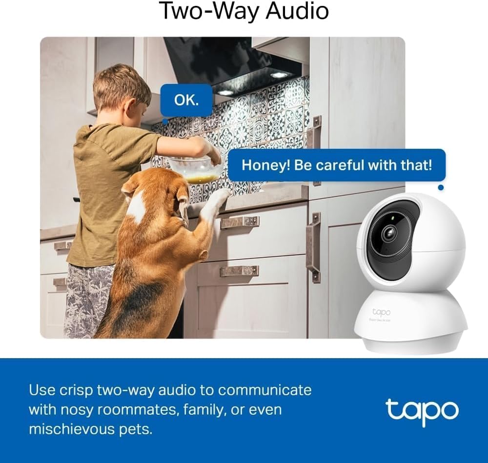 Tapo C230 3K 5MP Pan/Tilt Indoor Security Camera Pet Camera Baby Camera
