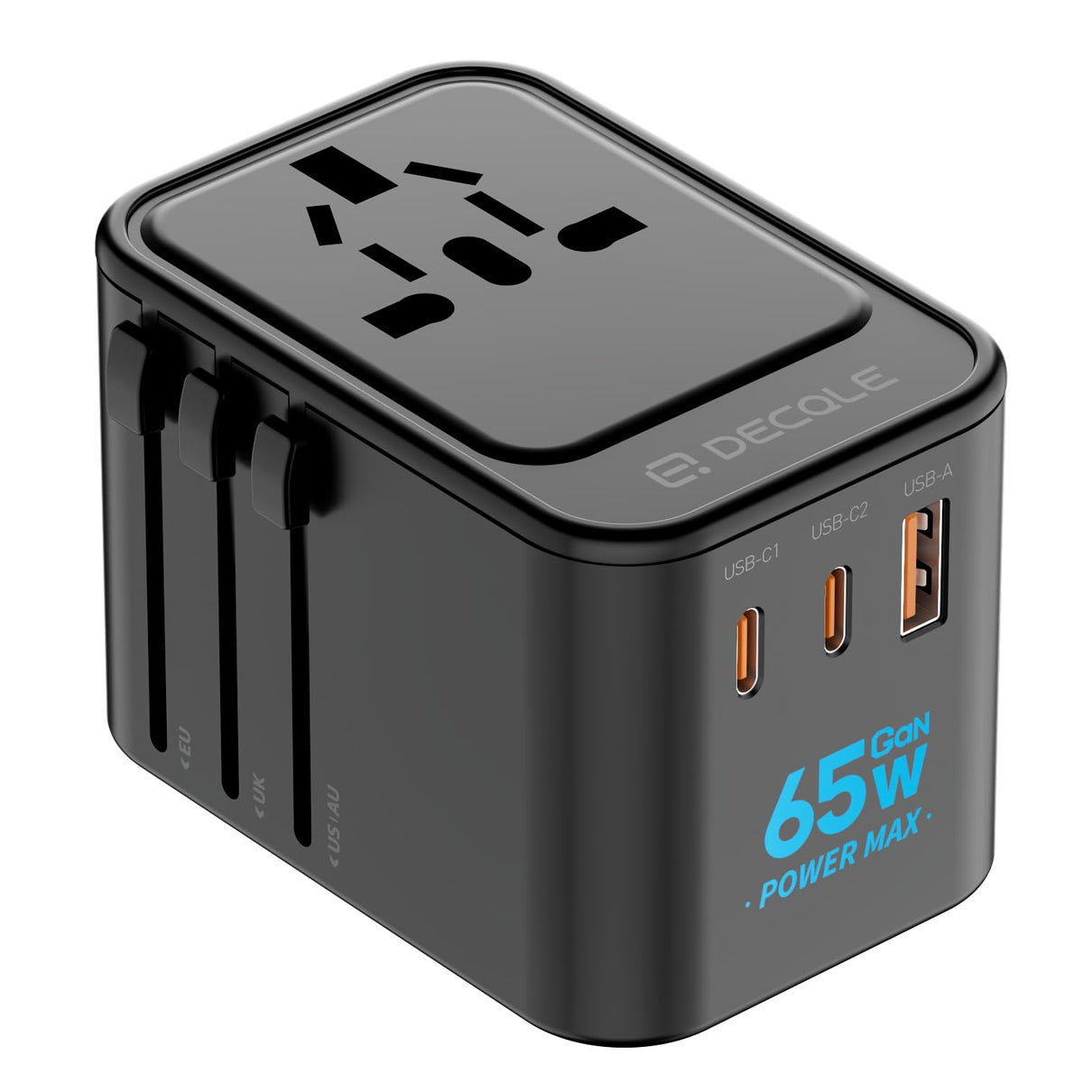 Universal Travel Adapter for International Travel - EU UK US AU JP