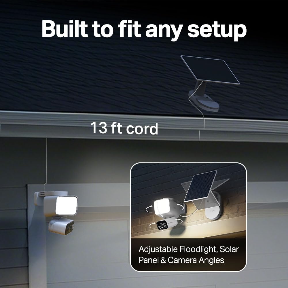 Tapo TC90 KIT 2K 3MP Solar Pan/Tilt Outdoor Security Camera Wireless