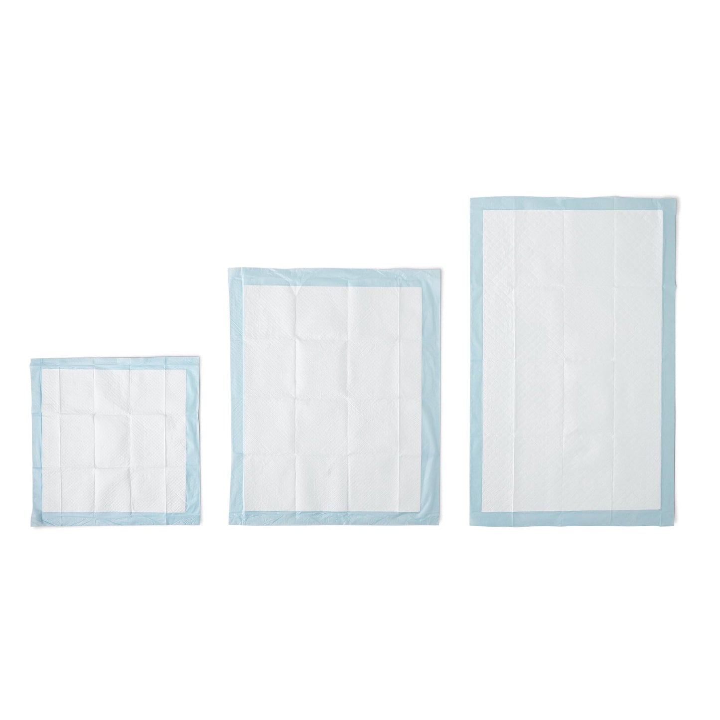 Basics Dog and Puppy Training Pads, Leakproof, 5-Layer Design with Quick-Dry Surface, Regular, Pack of 50, Blue