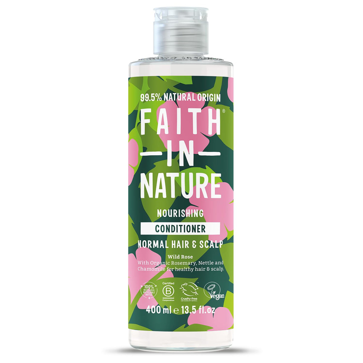 Faith In Nature Organic Coconut Conditioner, Hydrating for Dry Hair & Scalp, Vegan & Cruelty Free, No SLS, Silicones or Parabens, 400ml