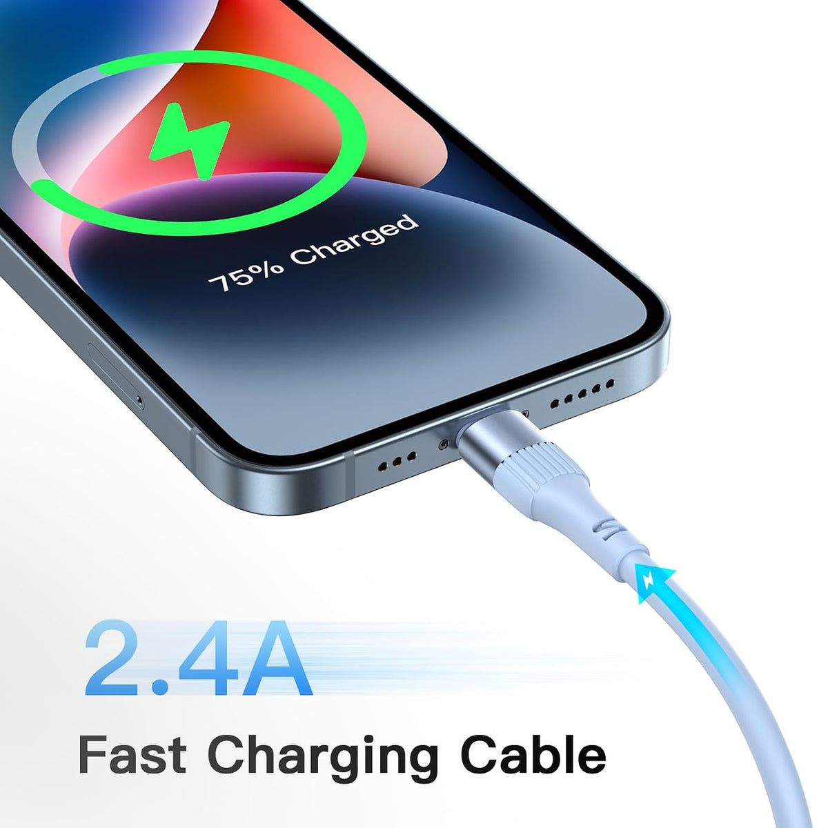 iPhone Charger Cable,4Pack 3FT/1M MFi Certified iPhone Charging Cable