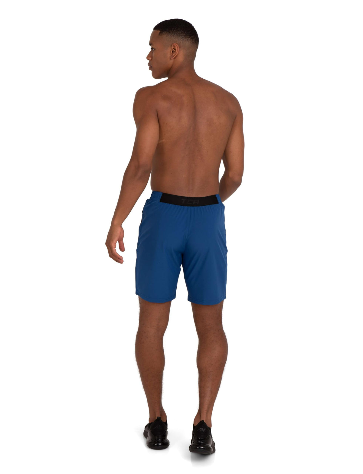 TCA Elite Tech Mens Running Shorts with Zip Pockets, Gym Shorts Men Training Sports Short with Phone Pocket