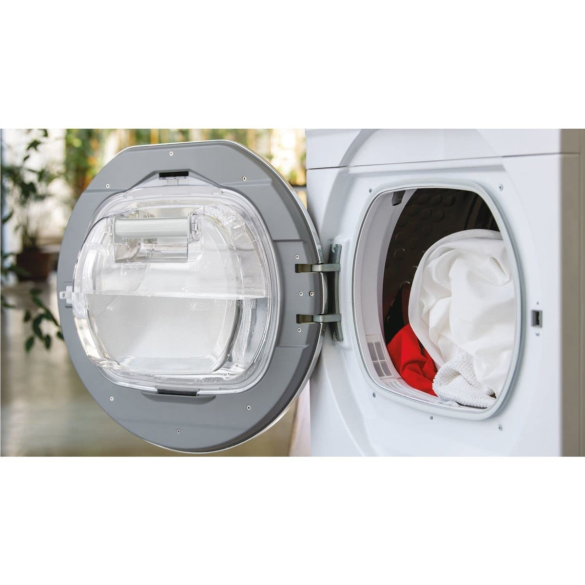 Hoover HLEC8LGB-80 Freestanding Condenser Tumble Dryer, Sensor Dry, 8 kg Load, Black