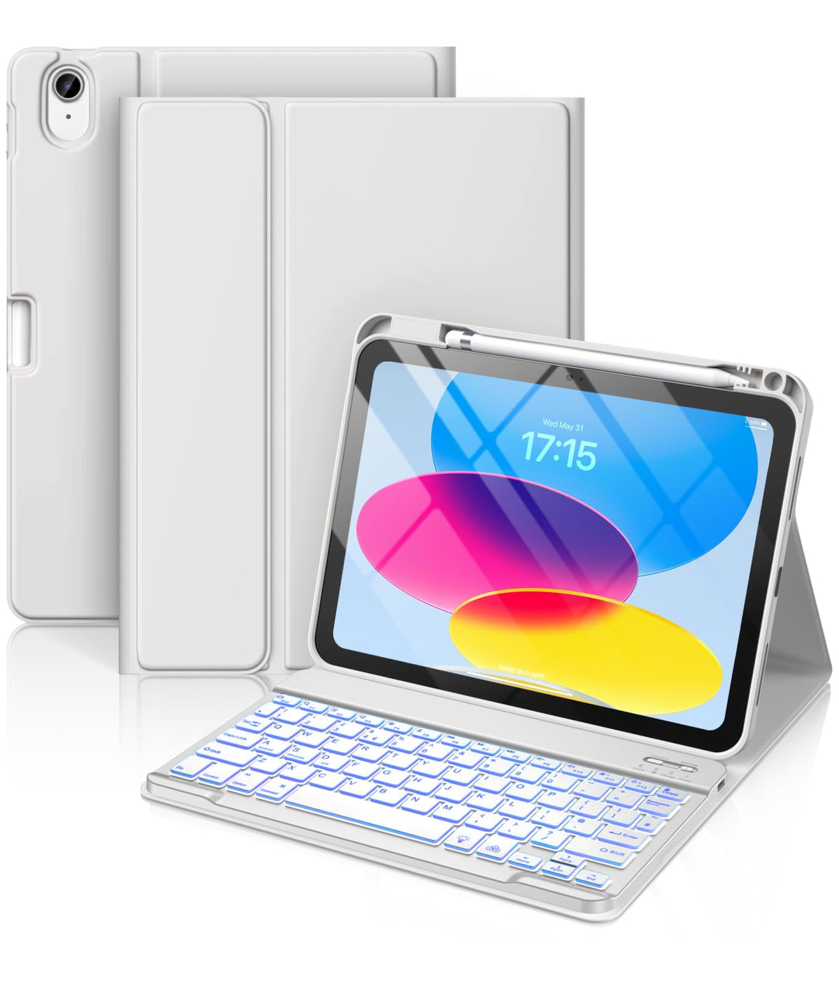 Vobafe Keyboard Case for iPad A16 11th Generation 11 inch/10th Gen 10.9"