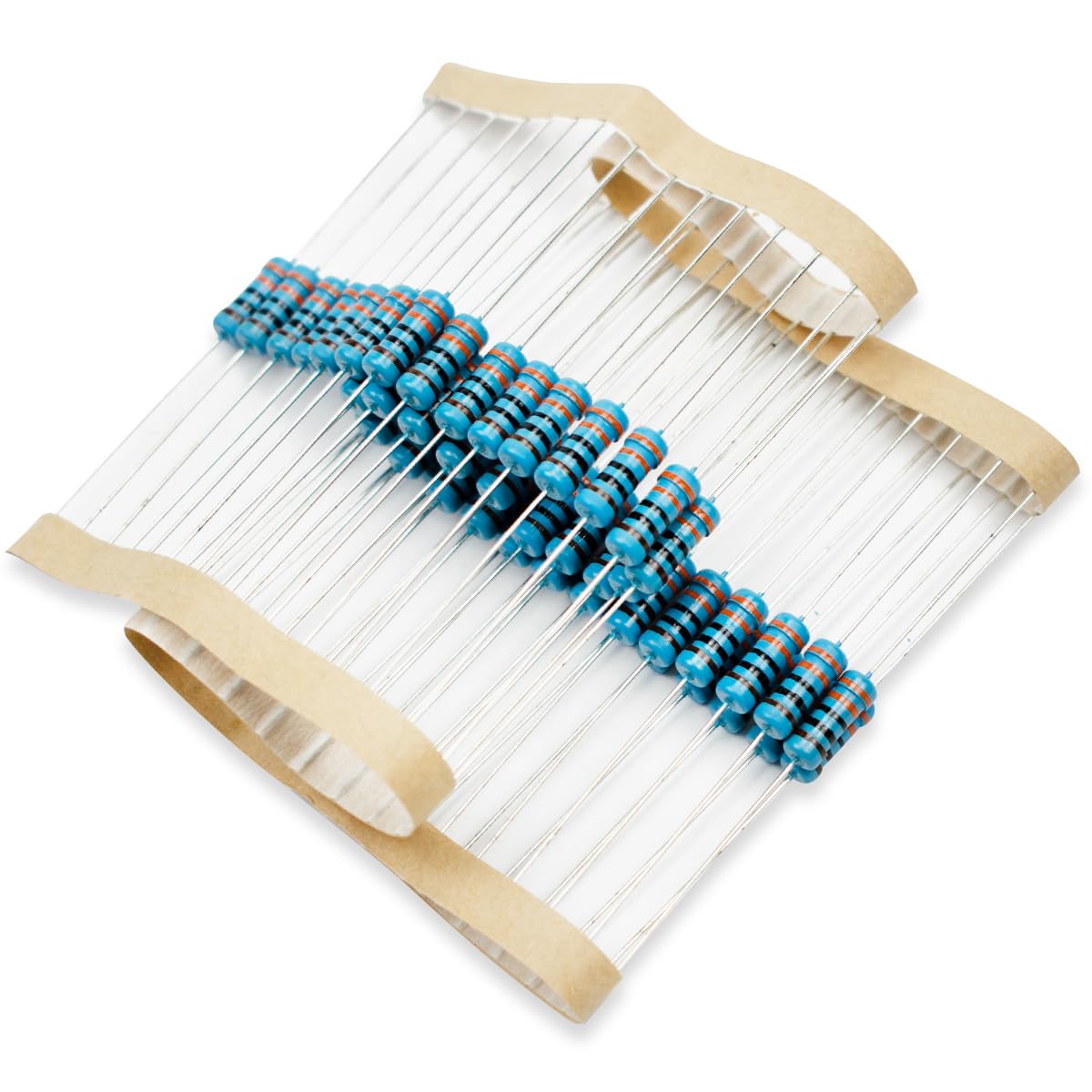 50 Pcs 1W 1% Tolerance 0.1 Ohm Metal Film Resistor Resistance for DIY Project and Experiments
