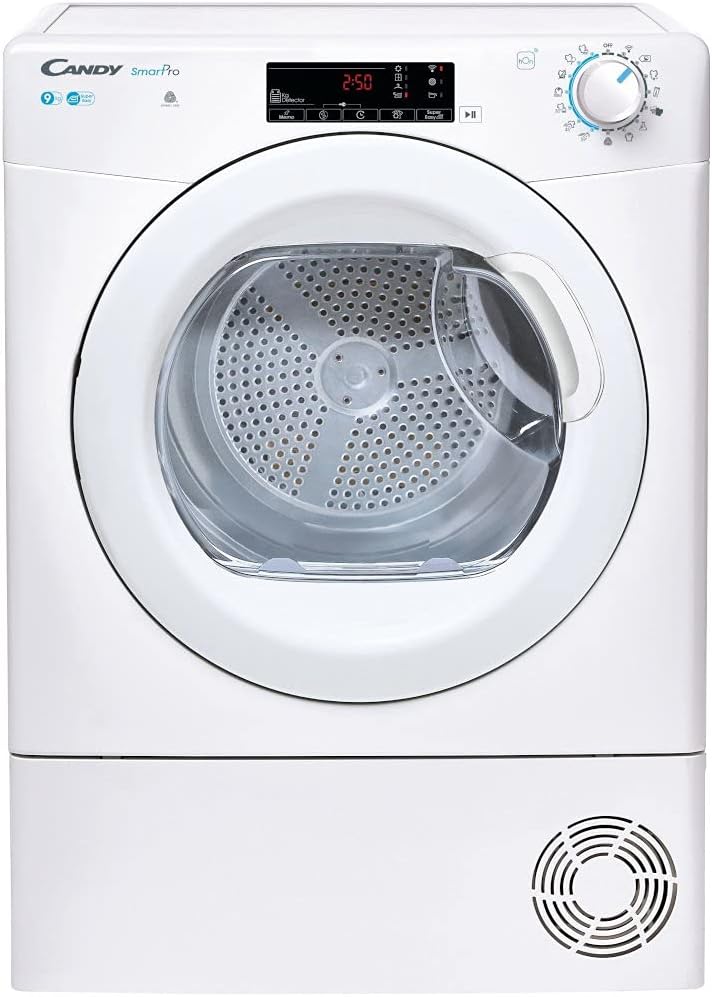 Candy CSOEC10TG 10kg Freestanding Condenser Tumble Dryer, Sensor Dry, WiFi, White [Energy Class B]
