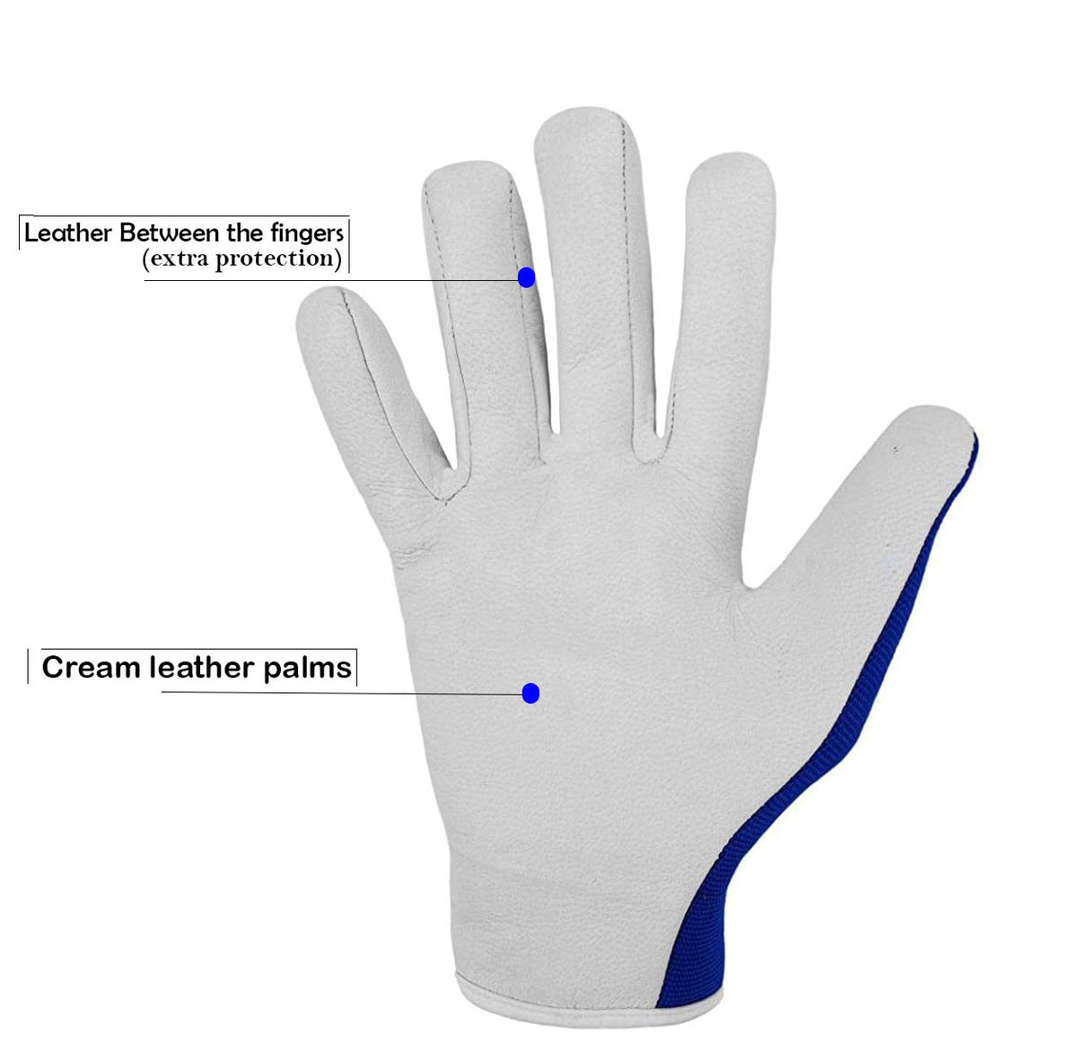 WESTWOOD FOX Ladies/Mens Leather Gardening Gloves Thorn Proof Rigger Garden work gloves, Safety Working Gloves, Premium Quality (Orange, S)