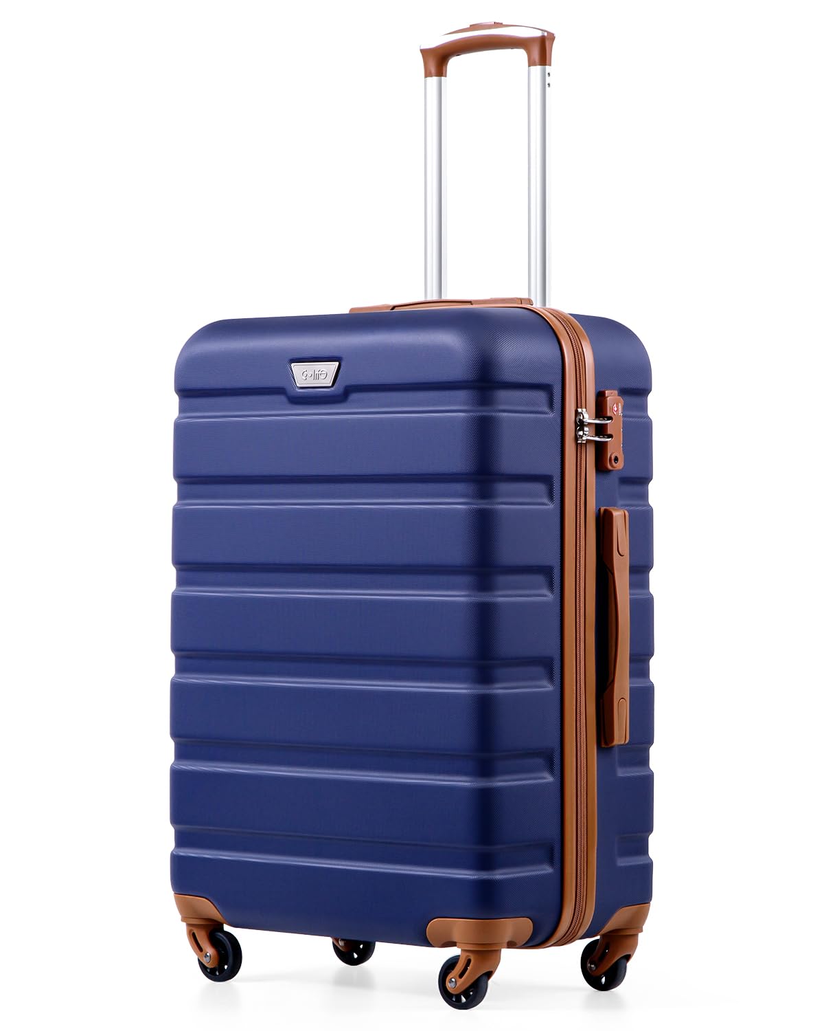 COOLIFE 28 Inch Large Suitcase, ABS+PC, Lightweight Hard Shell Luggage