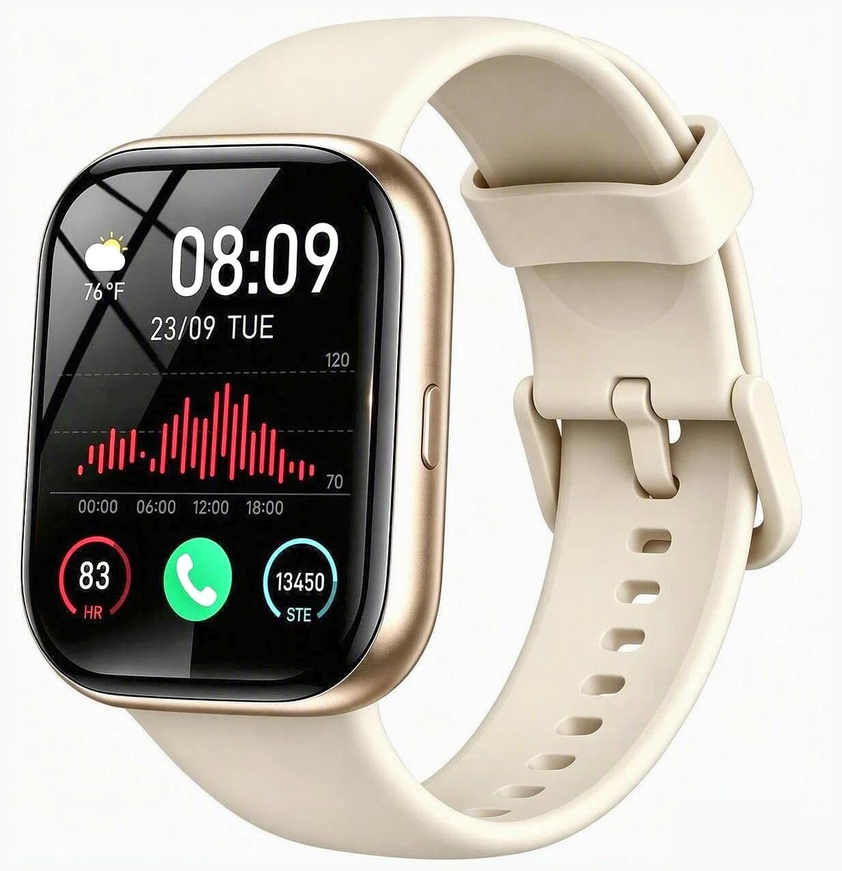 Cillso Smart Watch, Alexa Built-in, 1.83" Bluetooth Calling Fitness Watch