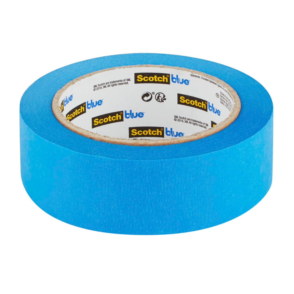 ScotchBlue Multi-Surface Premium Masking Tape, 24mm x 41m, 1 Roll/Pack - Scotch Adhesive Blue Painters Tape, For Painting and Decorating, Indoor & Outdoor, Sticks Well, 100% PEFC