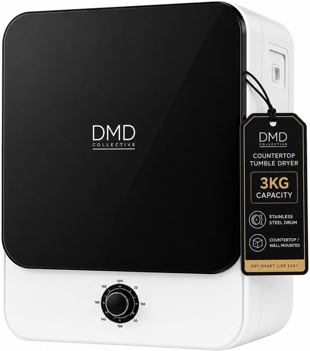 DMD Collective - 3kg Tumble Dryer, Vented Tumble Dryers, Dryer Machine