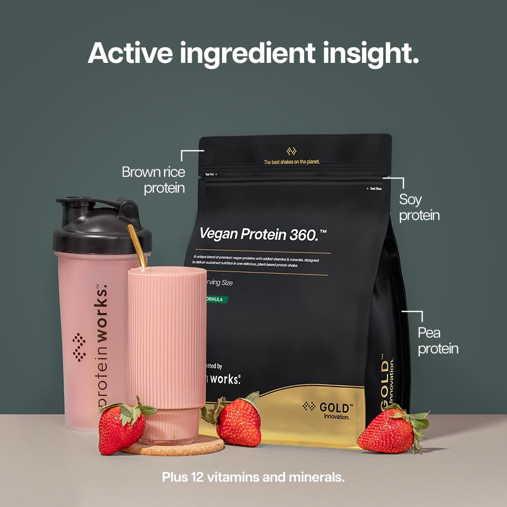Protein Works | Vegan Protein 360 - Gold, Chocolate Bueno, 1kg