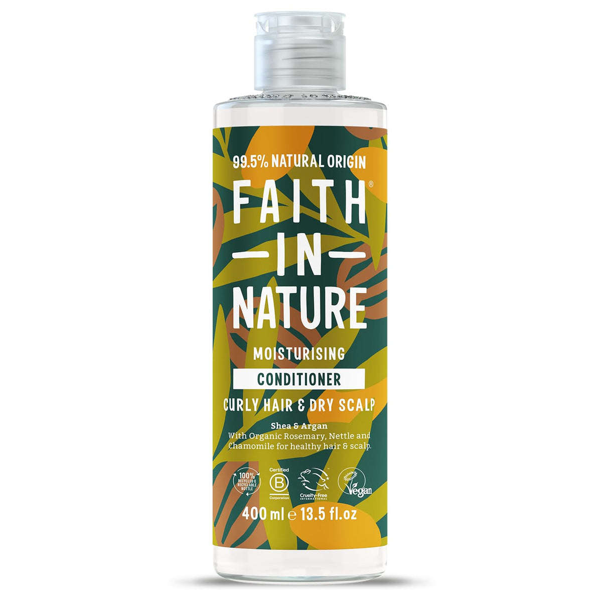 Faith In Nature Organic Coconut Conditioner, Hydrating for Dry Hair & Scalp, Vegan & Cruelty Free, No SLS, Silicones or Parabens, 400ml