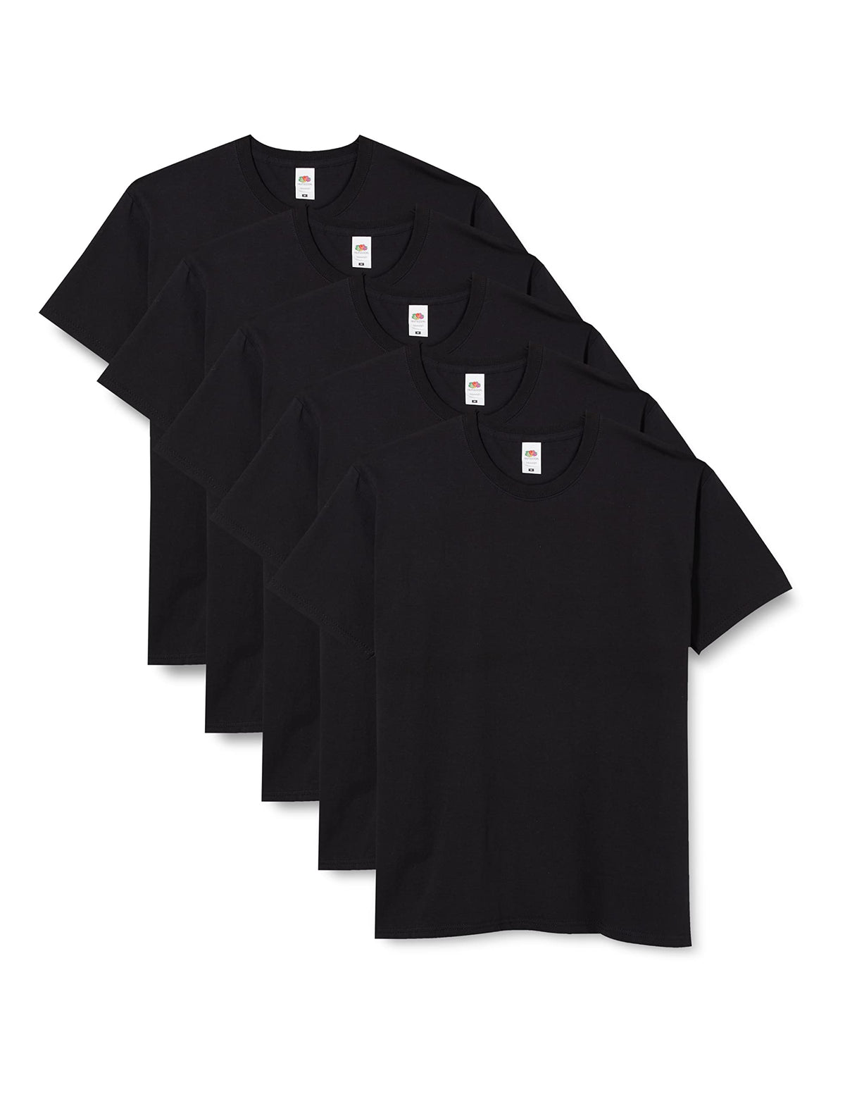 Fruit of the Loom Men's T-Shirt Iconic Tee, Lightweight Ringspun Tee, 5 Pack