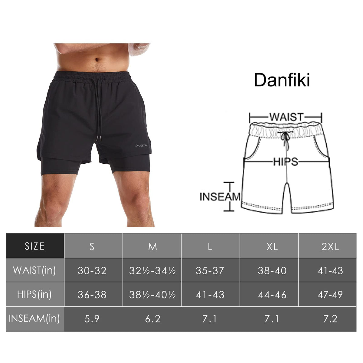 Mens Running Shorts Men's Gym Sports Short 2 in 1 with Phone Pocket Lightweight Quick Drying