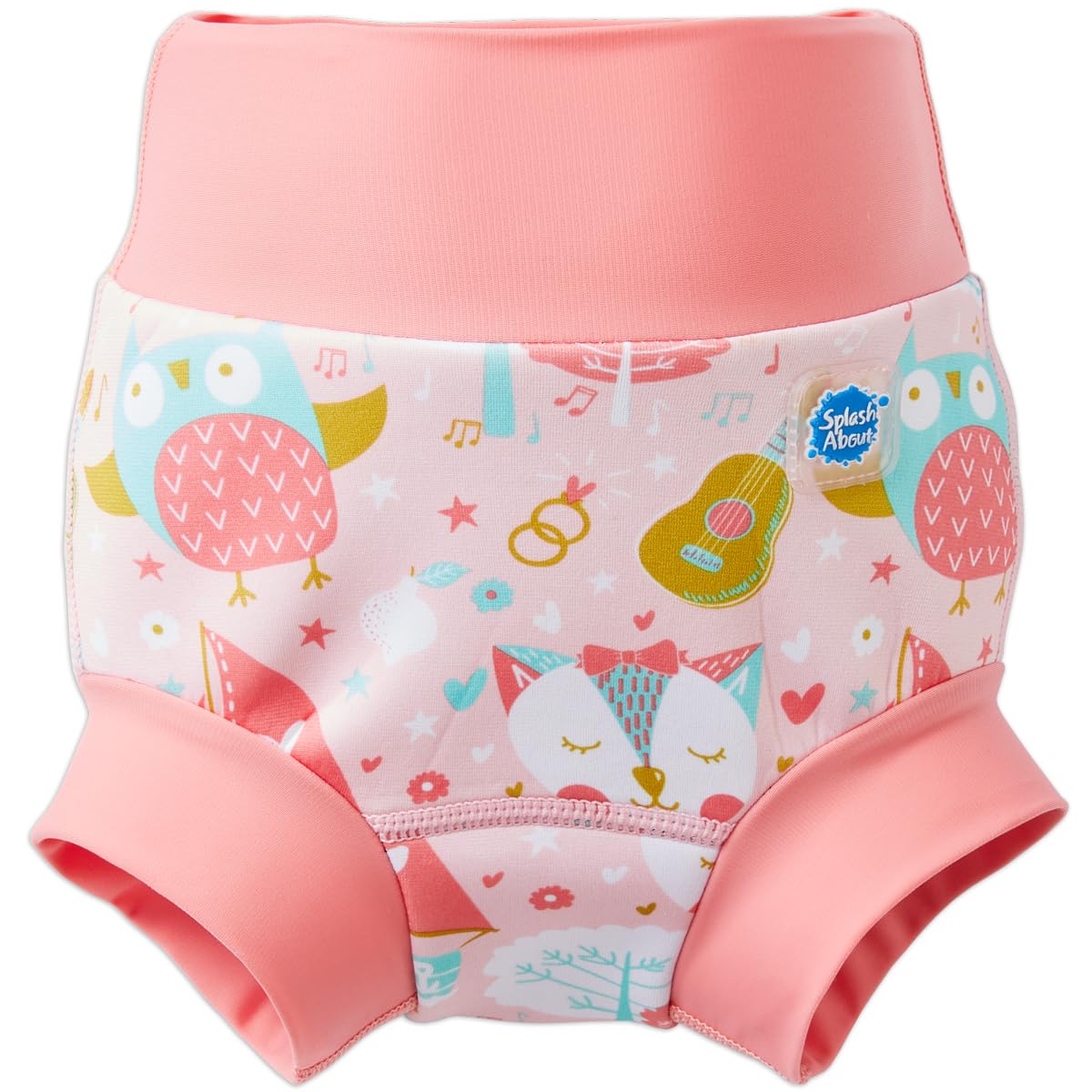 Splash About Happy Nappy Wiederverwendbar Schwimmwindel, Forest Walk, 6-12 Monate Baby and Toddler Swim Nappy