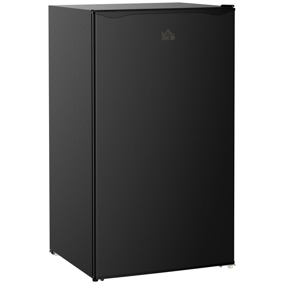 HOMCOM Under Counter Fridge 91L Small Fridge with Chiller Box Silver Tone