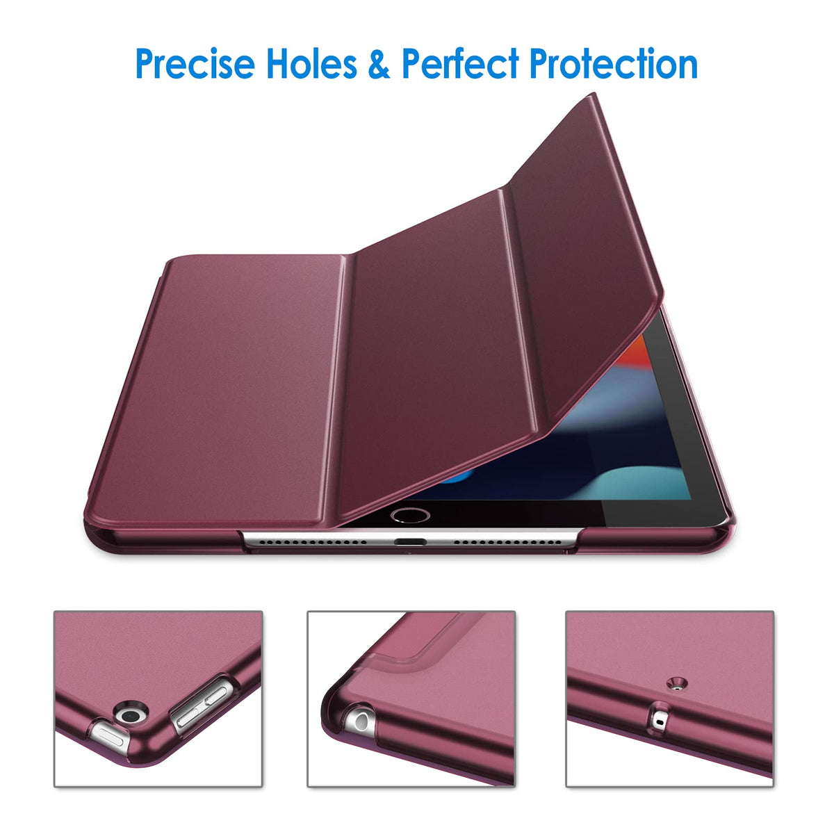 JETech Case for iPad 9th/8th/7th Gen 10.2", Beige