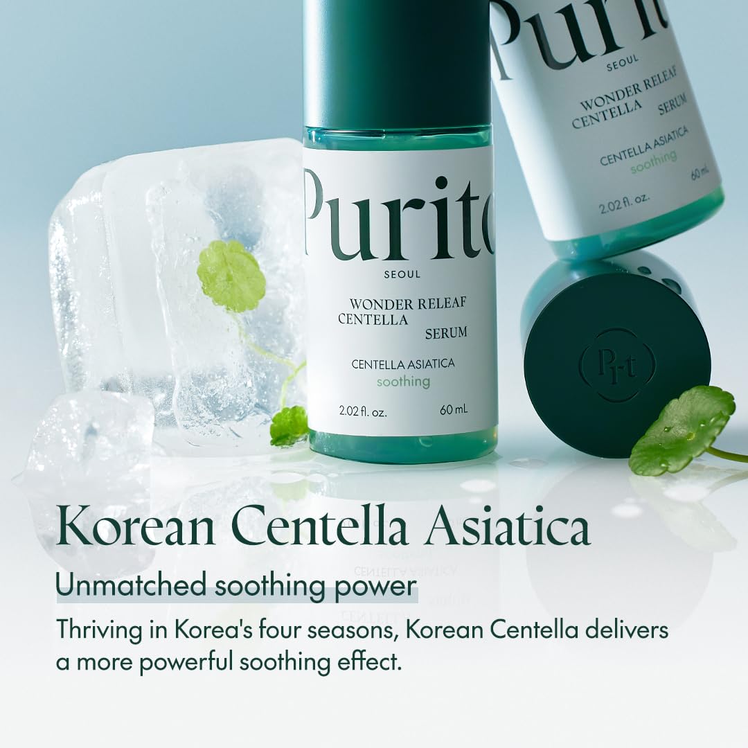 PURITO Centella Unscented Serum for Sensitive Skin, 60mL