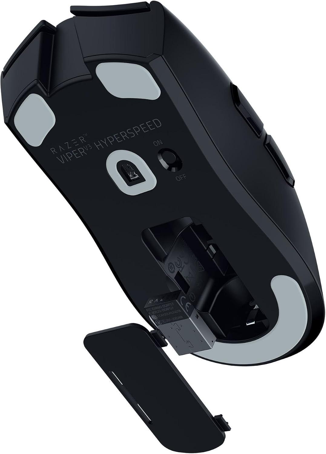 Razer Viper V3 HyperSpeed - Wireless Esports Mouse (Focus Pro 30K Optical Sensor, Up to 280 hours of Battery Life, Mechanical Mouse Switches Gen-2, 4000 Hz Wireless Polling Rate) Black