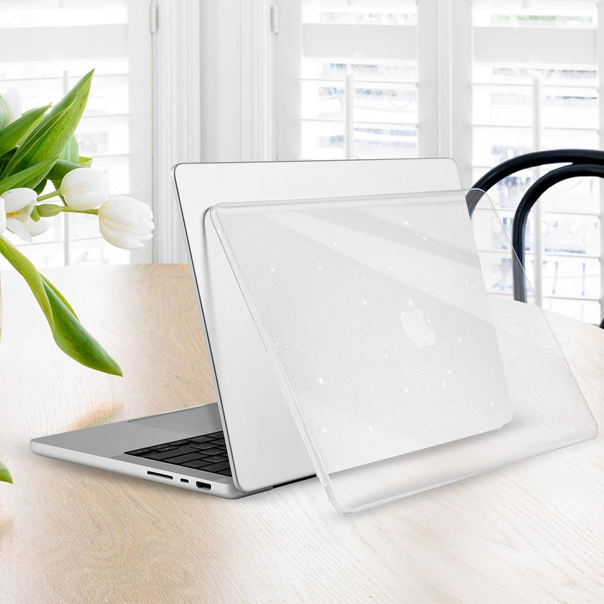 EooCoo for MacBook Neo Case 13 inch 2026 A3404 A18-Pro Crystal Clear
