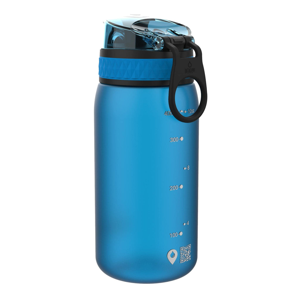 ION8 Kids Water Bottle, 350 ml/12 oz, Leak Proof, Easy to Open, Secure Lock, Dishwasher Safe, Carry Handle, Hygienic Flip Cover, Easy Clean, Odour Free, Rose Pink