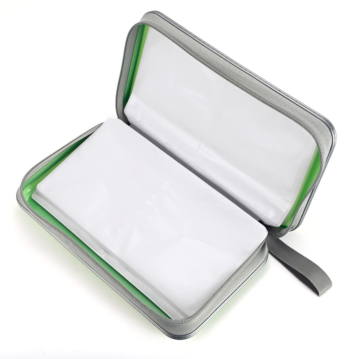 LIOVODE DVD Case, 96 Capacity CD Case Holder Organizer Disc Wallet for Car