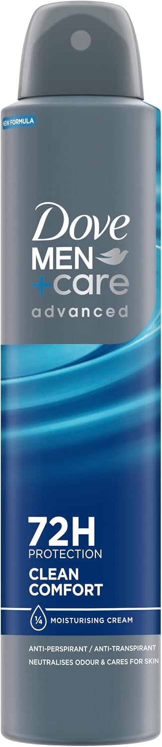 Dove Men+Care Advanced Clean Comfort Anti-Perspirant Aerosol 200 ml