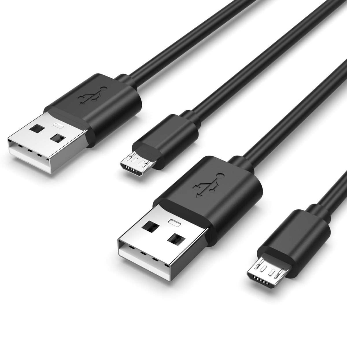 Superer 1.5 M 2 Pack Micro USB Charger Cable Fit for Sony PS4, Xbox One