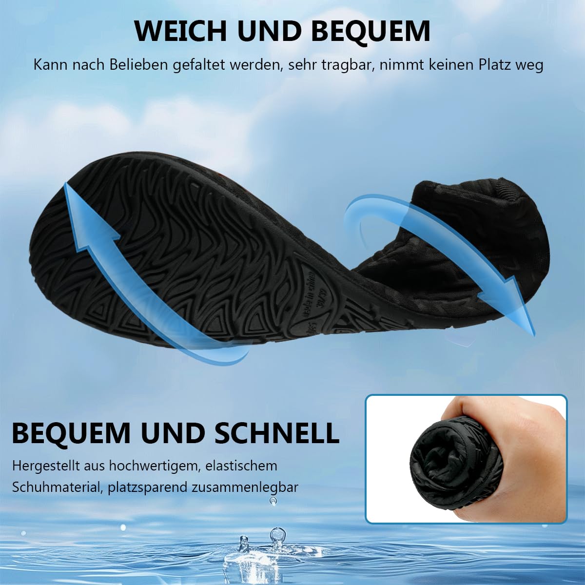 Swim Water Shoes Aqua Socks Barefoot for Sea Beach Swimming Shoes Pool Ladies Women Mens