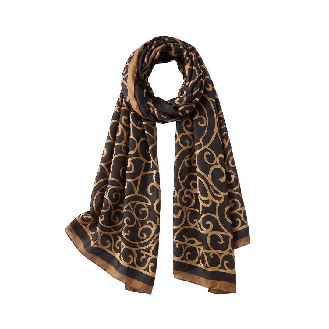 Trillion London® Silk Shawl Birthday Gifts for Women - Designer Silk Scarf
