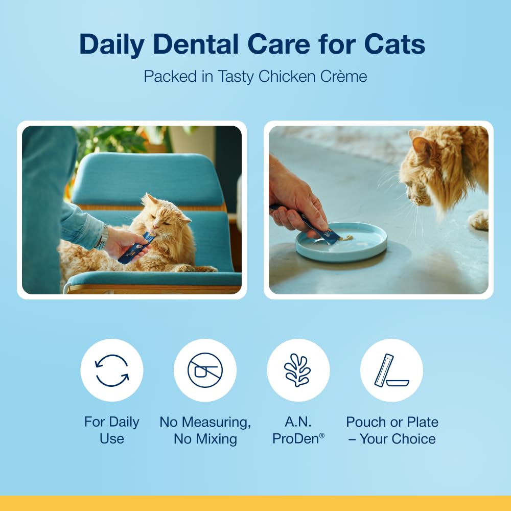 ProDen PlaqueOff 40g Powder for Cats, 100% Natural Tooth Care Powder, Protects Against Bad Breath, Helps with Tartar and Plaque