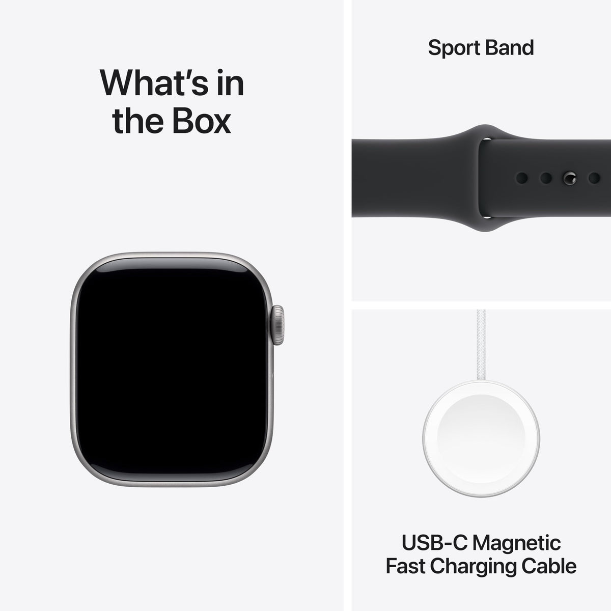 Apple Watch Series 11 GPS 46mm Smartwatch with Jet Black Aluminium Case with Black Sport Band M/L. Sleep Score, Fitness Tracker, Health Monitoring, Always-On Display, Water Resistant
