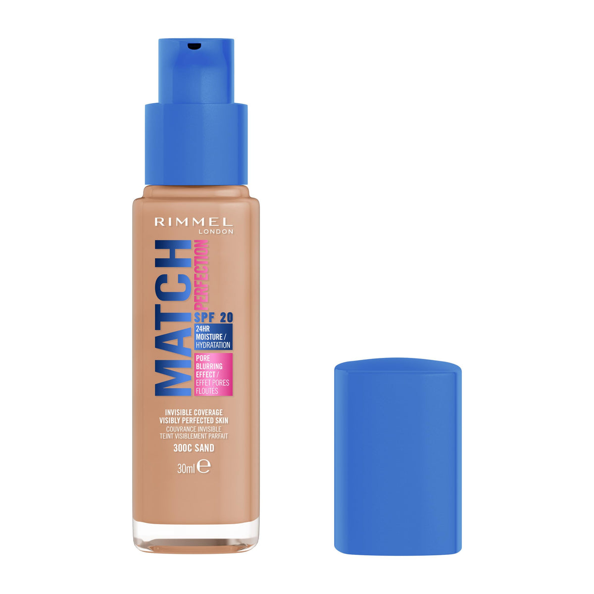 Rimmel London Match Perfection Foundation SPF20, 200 Soft Beige