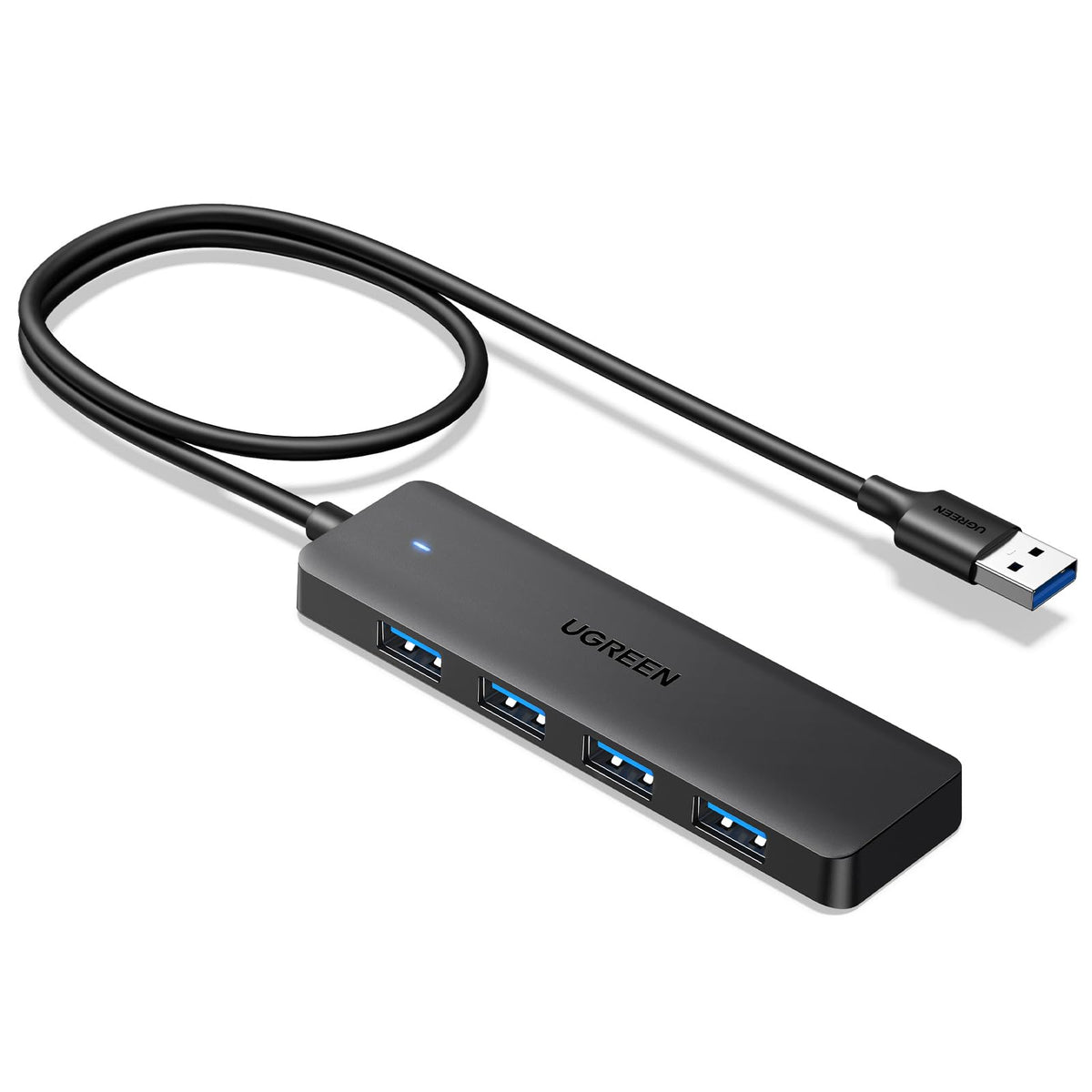 UGREEN USB Hub 3.0, USB Splitter 4 Port Ultra Slim with 5Gbps Data Transfer