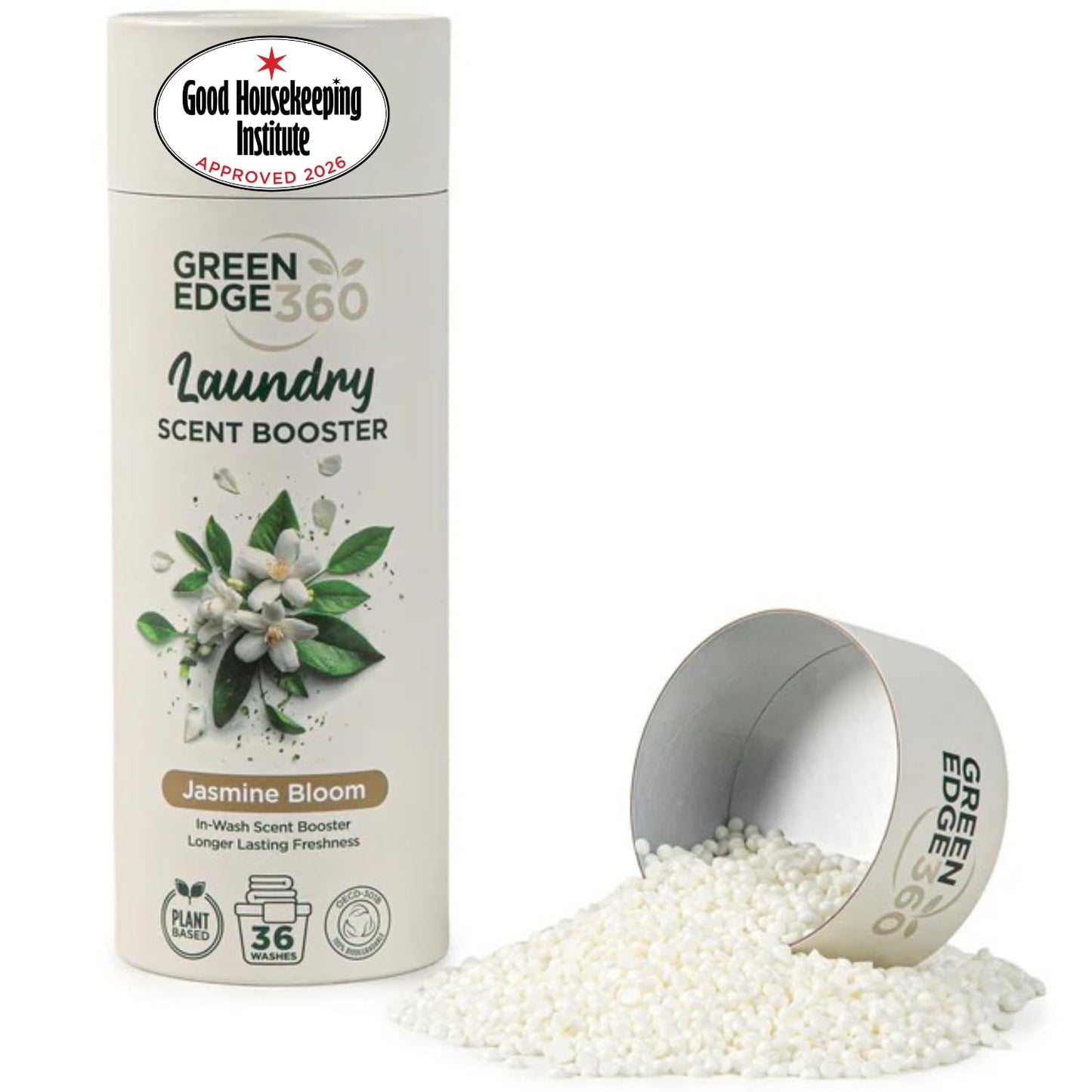 Green Edge 360 Long Lasting in Wash Scent Booster Beads 750g Premium Natural Laundry Perfume Plastic Free Scent Beads Biodegradable Eco Friendly (Forest Fresh)