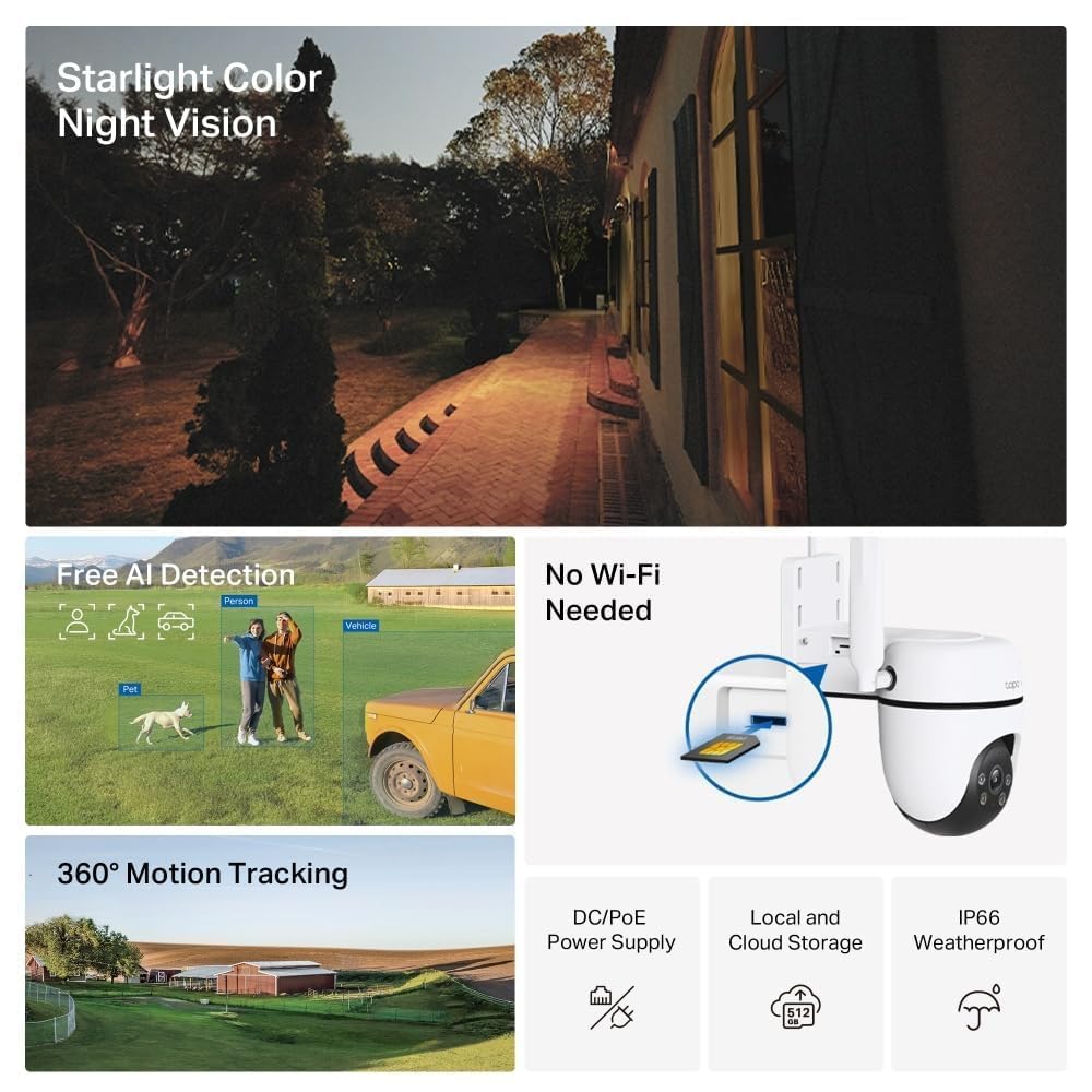 Tapo C310 2K 3MP Outdoor Security Camera CCTV Camera