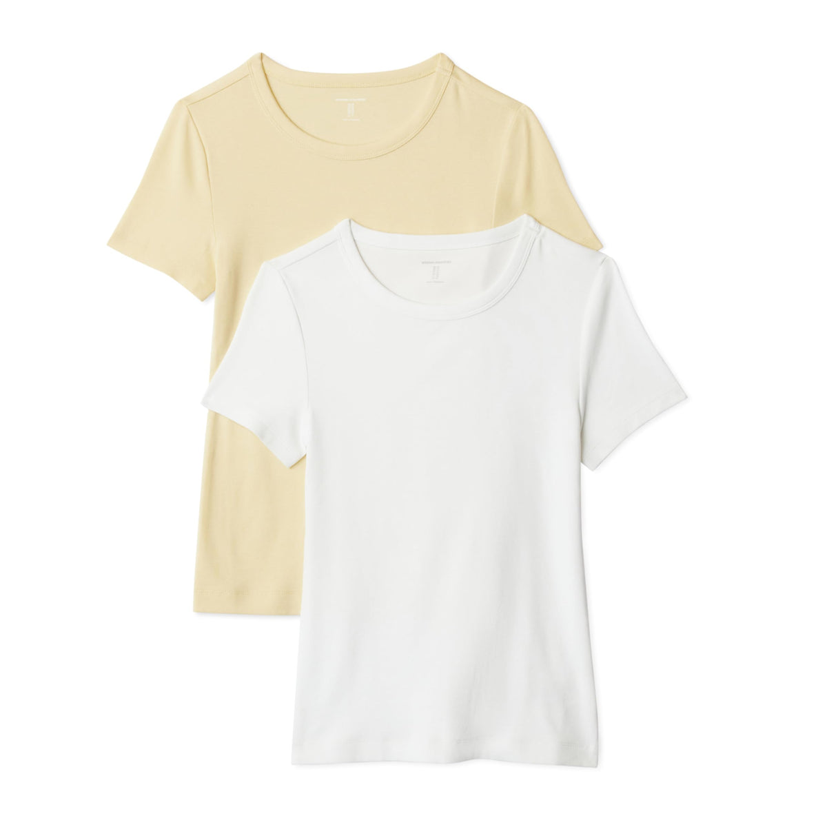 Amazon Essentials Women's Slim-Fit Short-Sleeve Crewneck T-Shirt, Pack of 2