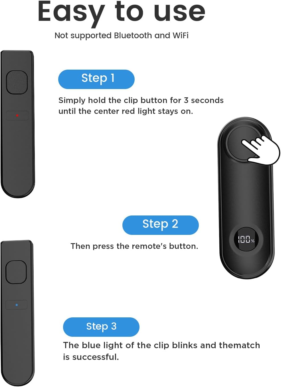 Remote Control Page Turner for Kindle Paperwhite Scribe Oasis Accessories