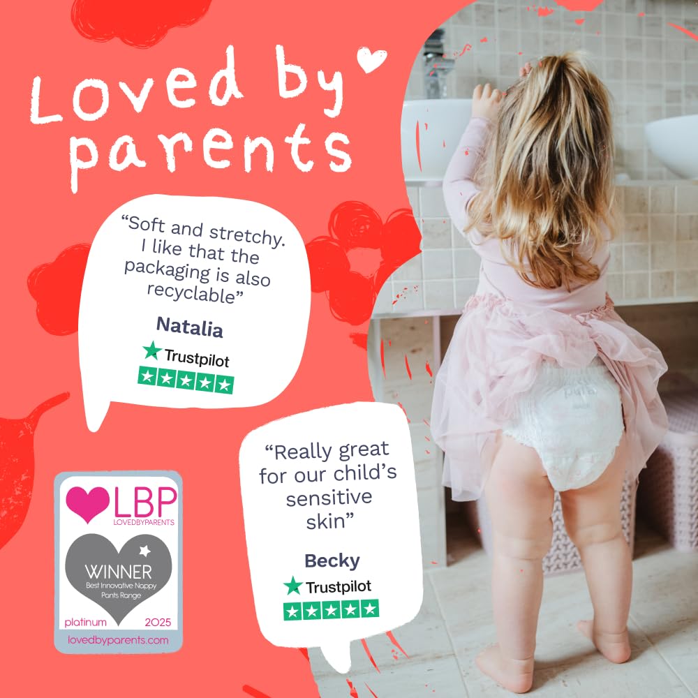 Pura Nappy Pants Size 9 (22kg+) 45 Count Sensitive Skin