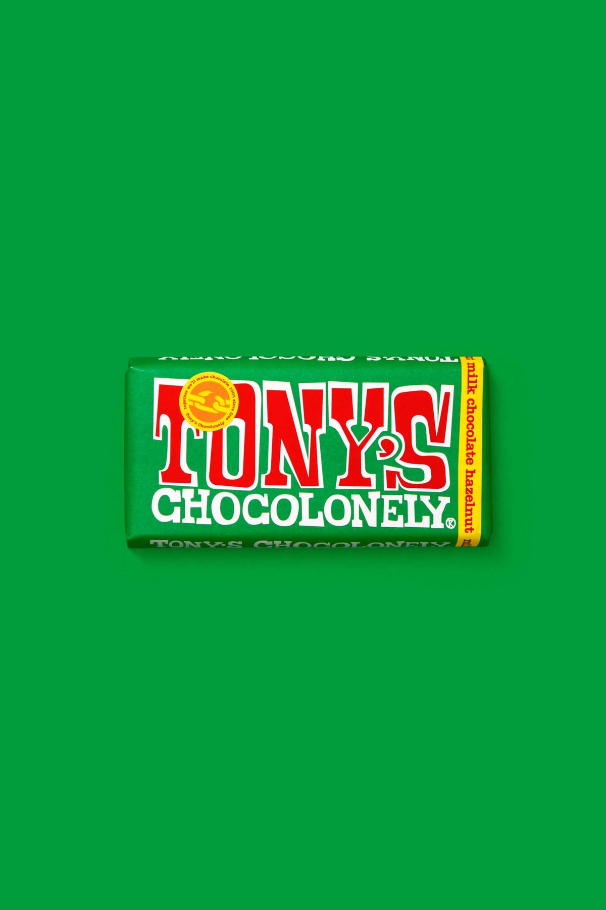 Tony's Chocolonely Milk Chocolate Bar - 180g Belgian Fairtrade Chocolate, Gift, 32% Cocoa, Vegetarian