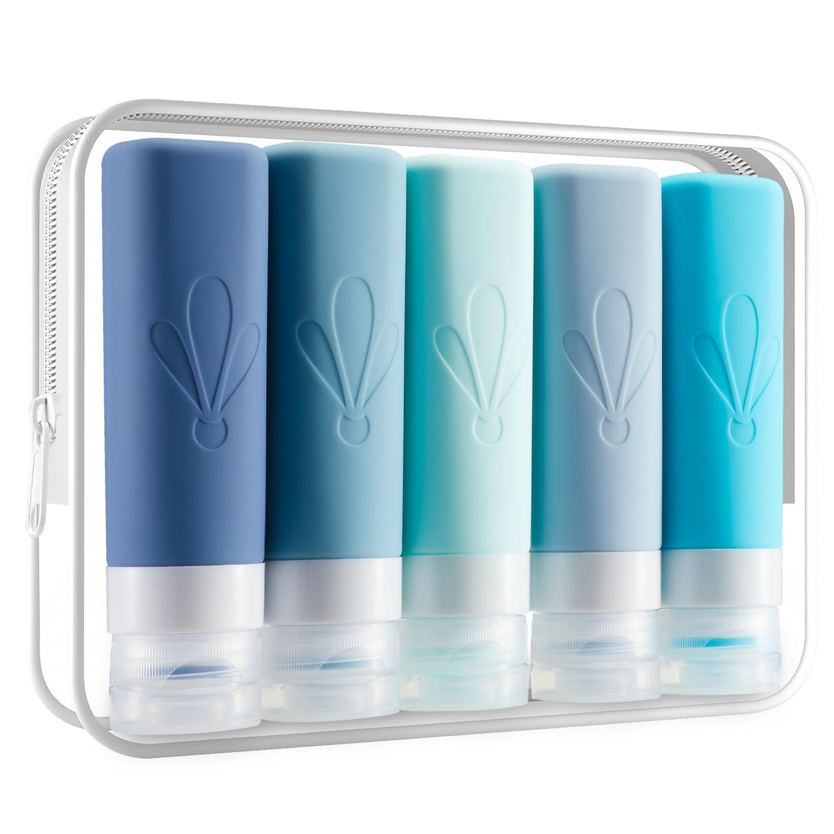 INSFIT Travel Bottles for Toiletries, 17 Pack Leakproof Travel Size Toiletries, Airplane Travel Essentials, Holiday Essentials for Women and Men with Labels/Clear Bag